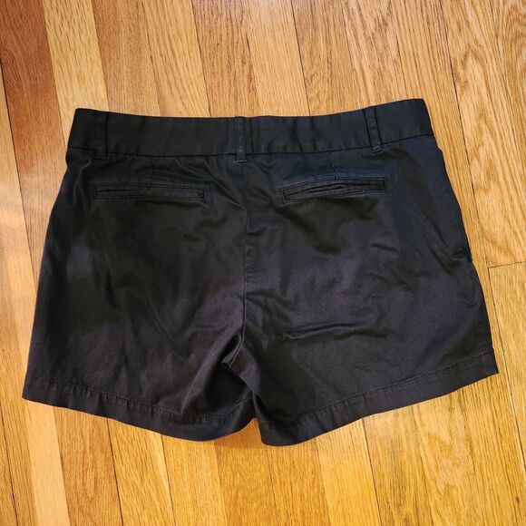 Trina Turk-Banana Republic Stretch Short Black Chino Tailored Shorts, Sz 8 - Picture 5 of 8